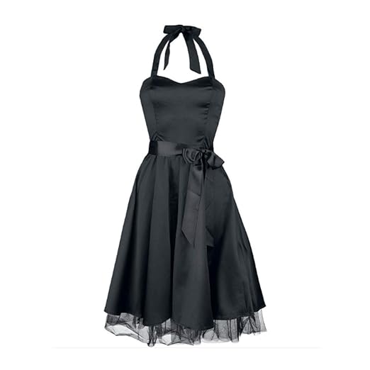 AUDBURN Frauen Klassisch Retro Cocktailkleid Vintage