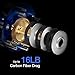 Piscifun Chaos Round Baitcasting Reel Reinforced Metal Body Baitcaster Conventional Saltwater Fishing Reels (40 Right Handed)