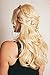 As Seen on TV Secret Extensions Double Volume, Light Golden Blonde, 16 inches / 70g of Hair