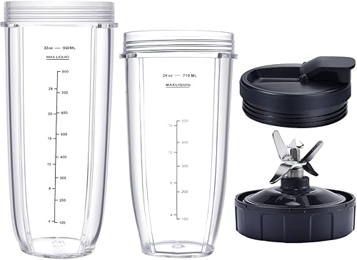 VGEFC Blender Replacement Parts for Ninja, 32oz&24oz Cup and with