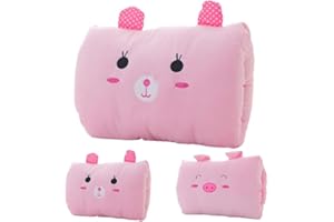 Kids Winter Cartoon Plush Hand Pillow Hand Warmer, Hands Warming Gloves, Cute Hot/Cold Pack with Soft Cover,Travel Plush Bunn