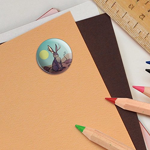 Cartoon Jackalope 1.0" Puffy Bubble Dome Scrapbooking Crafting Sticker Set