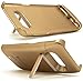 Galaxy S7 Edge Battery case, Bastex Rechargeable High Capacity Battery Charger Power,Hard Gold Plastic Protective Shell, 4200mAh, Slim-Fit Rugged Design with kickstand for Samsung Galaxy S7 Edge.
