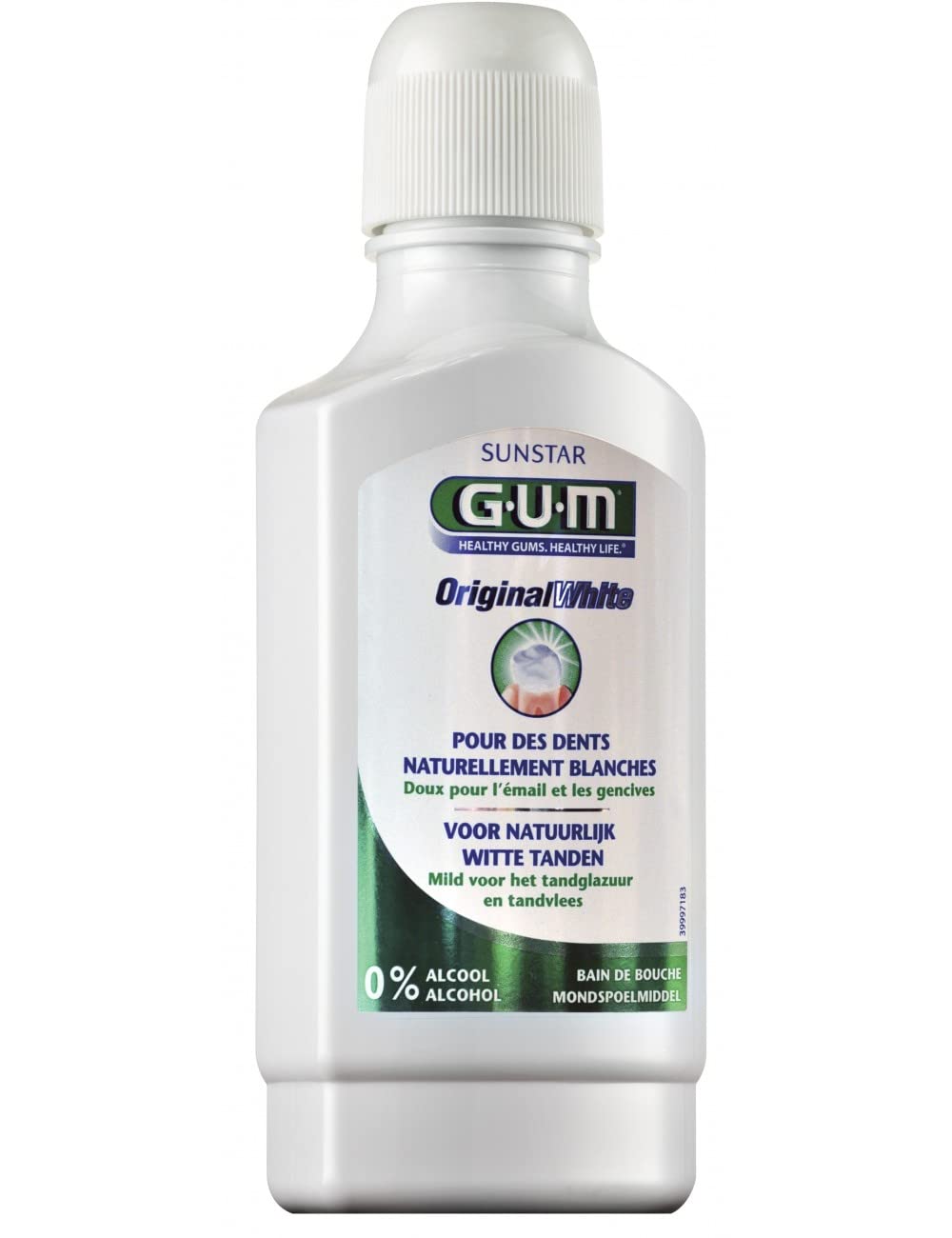 Gum Original White Mouthrinse 300ml x 1