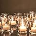 Elivia Clear Votive Candle Holder - Set of 15, Tealight Candle Holder Glass Cup for Wedding or Home Decor
