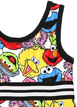 sesame street smocked dress