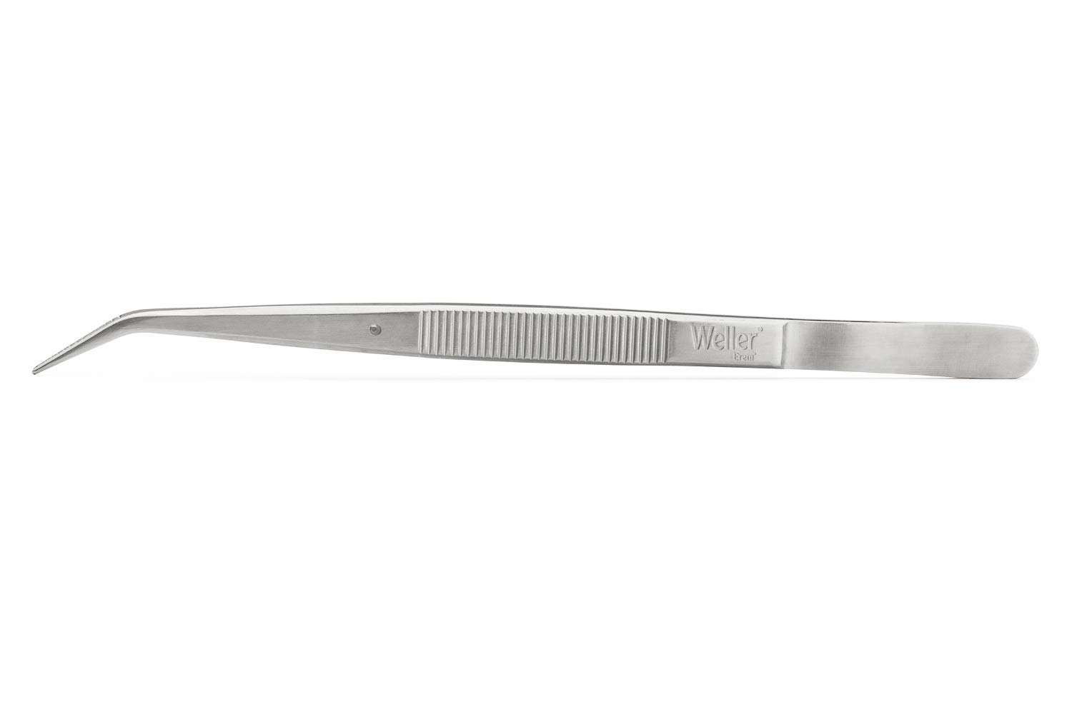 Weller Erem 24SA Precision Tweezers, Curved 40°, With Robust pointed tips, 150 mm