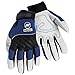 Miller Electric Metal Working Gloves - Large, Black and Blue (251067)