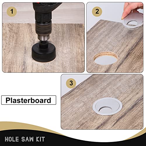 JOHOUSE Hole Saw Kit, 24PCS Hole Saw Set 3/4\