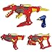 Freebex Kid's 17 pc Lights & Sound Dinobots Super Dino Charge Morpher --Super Transformation set Toys Gun With Electric Drill,kid's Birthday Gift