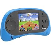 E-MODS GAMING Kids Handheld Games 16 Bit Retro Video Games Console with 220 HD Electronic Games - 2.5'' LCD Portable Travel Games Entertainment Gifts for Boys Girls Ages 4-12 (BLUE2)