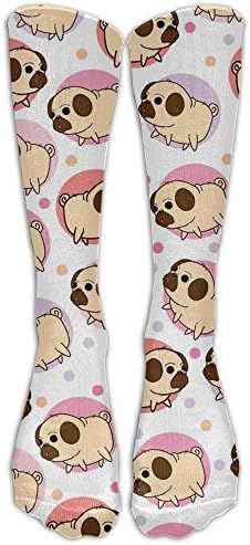 Field Puglie Cute Pugs Unisex Crew Fashion Novelty Socks