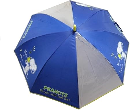 Amazon スヌーピー 傘 ジャンプ傘 長傘 子供用 8本骨 55cm 110 130cm 紺 おもちゃ おもちゃ