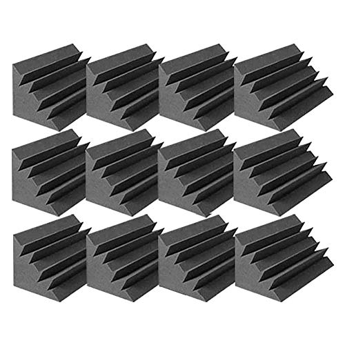 GARLIC PRESS12 Stück Akustikschaumstoff Schallschutz Schaum Matte Akkustik Platten Noppenschaumstoff Breitbandabsorber…