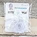 SIXNEW Homissor Bloomposh Baby Girl Baptism Headbands with Bows