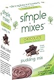 Simple Mixes Natural Chocolate Pudding Mix, (Pack of 6)