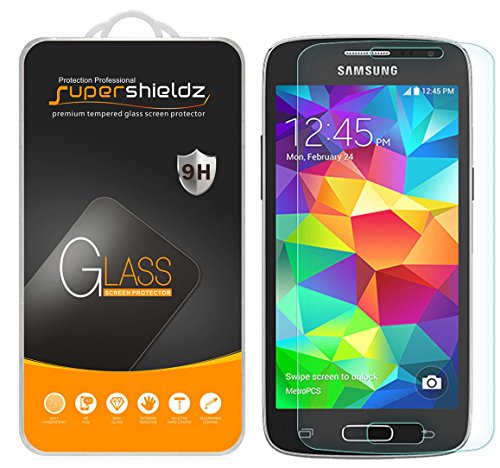 [2-Pack] Samsung Galaxy Avant Tempered Glass Screen Protector, Supershieldz Anti-Scratch, Anti-Fingerprint, Bubble Free, Lifetime Replacement Warranty