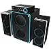 Arion Legacy Deep Sonar 550 Extreme Clarity Large Size 2.1 PC Speakers with Dual Subwoofers and Control Box Connects TV, Headphone, Microphone and Charges USB Devices