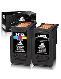 IKONG 240XL Recambio de tinta remanufacturada para Canon PG-240XL CL-241XL 241XL tinta de trabajo con Canon PIXMA MG3620 MG3520 MG3220 MG2220 MG2120 MX532 MX472 MX432 MX452 MX522 TS5120 MX392 (1 negro + Tri-Color)