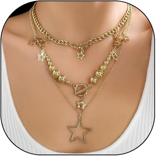Amazon.com: Gothic Tassel Star Pearl Lasso Y Necklace Set