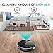 Robot Vacuum - Robot Vacuum Cleaner, 100mins Long Lasting, Timer Function, Self-Charging, Multiple Cleaning Modes, Super Suction Robotic Vacuum Cleaner for Pet Hair, Carpet, Hard Floor