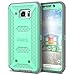 Note 5 Case, Galaxy Note 5 Case, ULAK Hybrid KNOX ARMOR Heavy Duty Shockproof Dual Layer Protective Case for Samsung Galaxy Note 5 Device (Green)