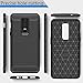 Oneplus 6 Case, Dretal Carbon Fiber Shock Resistant Brushed Texture Soft TPU Phone case Anti-fingerprint Flexible Full-body Protective Cover For Oneplus 6 (6.3