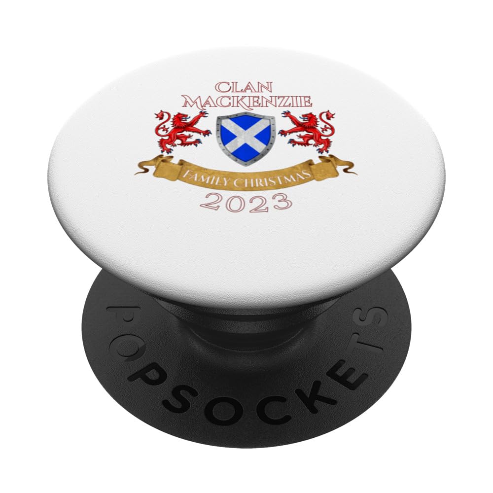 MacKenzie Family Christmas 2023 Scottish Clan PopSockets Swappable PopGrip