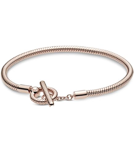 Amazon.com: PANDORA Moments T-Bar Snake Chain: Clothing, Shoes