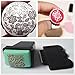 BTArtbox Double Ended Stamper and Plastic Scraper Nail Art Image Stamping Plate Manicure Tool Kit Set