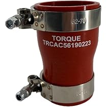 T-bolt Clamp Set 2-Pack Silicone Hose With T-Bolt Clamps For Cummins ...