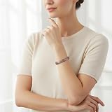 MagEnergy Copper Magnetic Bracelet for Women 3500 Gauss Adjustable Plum Blossom view 6