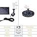 Gocheer Solar Fountain, 9V 1.8W Water Pump for Fountain, Pond Pump Solar Garden Fountain Pond Fountain with Lighting Exterior for DIY Garden, Fountain, Mini Pond
