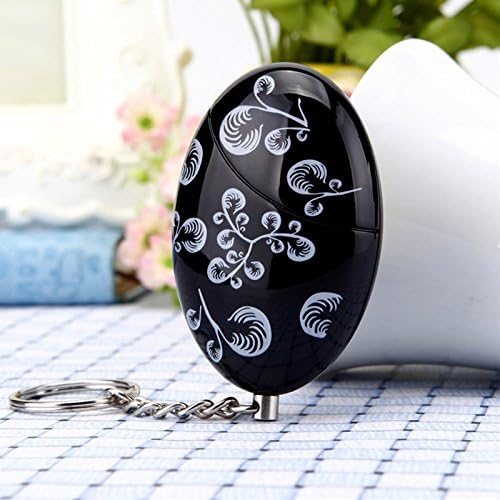 Dantech Emergency Personal Alarm Keychain/ Wolf Alarm/ Self Defense Electronic Device with 120 dB for Kids, Elderly, Women Outdoor Sport Hobbyists who work Outdoor at Night in Adventurer (Flower)