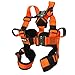 Fusion Climb Rebound Kids Full Body Adjustable Bungee Trampoline Harness 23KN XS Orange
