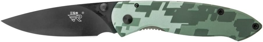 Sanrenmu 7023LUI • Pocket Folding Outdoor Camping Edc Knife • Overall Lenght: 6.42in • PTM-uk.