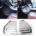DEALPEAK 2Pcs Car Center Console U Shape Side Panel Cover Trim for Land Rover Range Rover Sport 14-19, Automobile Interior Central Control Side Panel Decoration Accessories