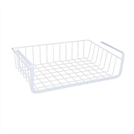 Bulary Mesh Draht Haken Korb Kühlschrank Ablagekorb Multifunktions Metallwand Grid Panel Zubehör Lagerregal unter Schrank Lag