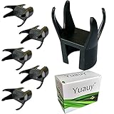 Yuauy 5 PCs 4-Claw Golf Ball Retriever Claw Put On Putter Grip Grabber Pick Up Back Saver