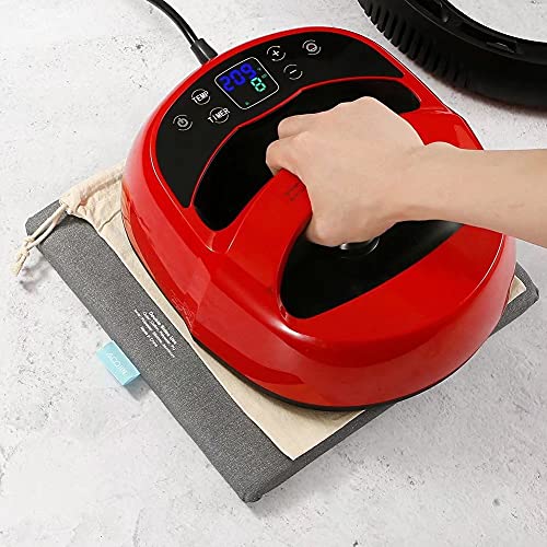 AOOIIN Mini Heat Press Machine Handheld Iron for T Shirts Shoes Hats