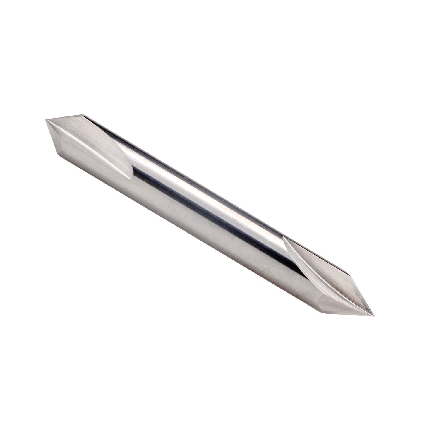 DashHound BRV690 V Groove Bit 60/90 Degree Carbide Router Bit Milling Cutter for Carving Slotting Cutting, 1/4"CD x 2"OL