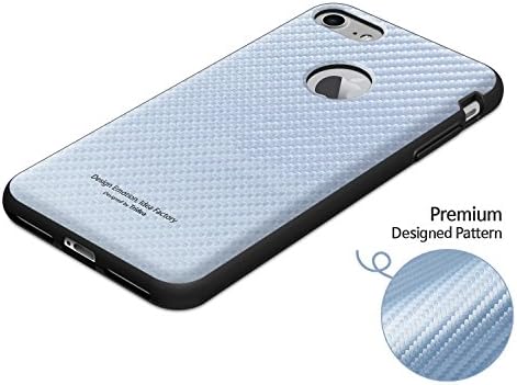 iPhone 7 Case [Tridea] Power Guard Premium Designed Pattern Bumper [Shock Resistant][Scratch-Resistant] for iPhone7 (2016) [Serenity Blue]