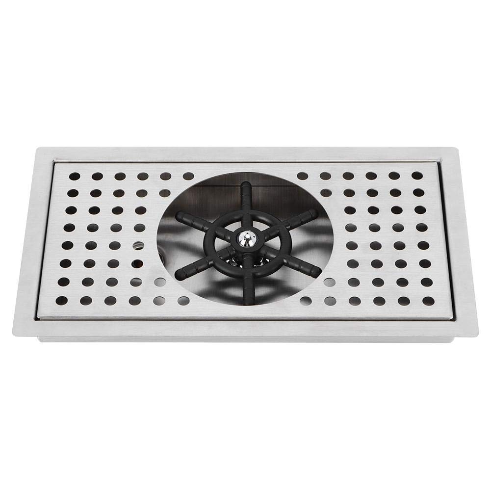 Fdit 304 Stainless Steel Milk Tea Cup Washer Cleaner Glass Rinser G1/2in (114mm)