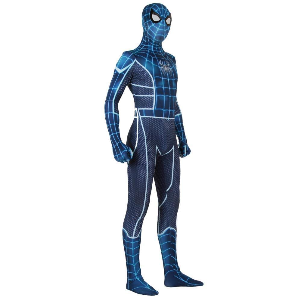 blue spandex jumpsuit
