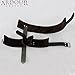 Ardour Crafts CC-3031 100% Genuine Leather Neck to Wrist Restraint Cuff Bondage Neck Collar & Wrist Cuffs