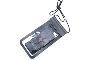 Baitoo Waterproof Phone Pouch,IPX8 Waterproof Phone Case Bag Holder for iPhone 14 Pro Max/14 Plus/13/13 Pro Max/12/12 Pro Max/11/11 Pro Max/Xs Max/XR Samsung up to 6.9" for Kayaking Swimming(Black)