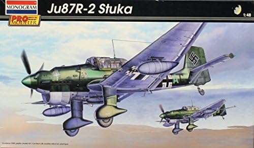 Pro Modeler Monogram 1:48 Ju-87 Ju87 R-2 Stuka Plastic Model Kit #85-5975