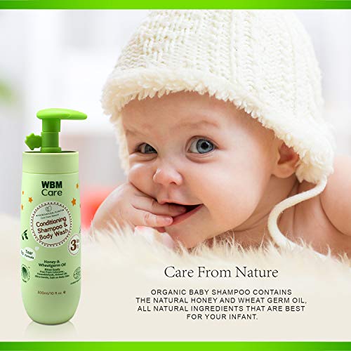 WBM Care Kids 3 in 1 Shampoo Conditioner And Body Wash Nourishes Baby