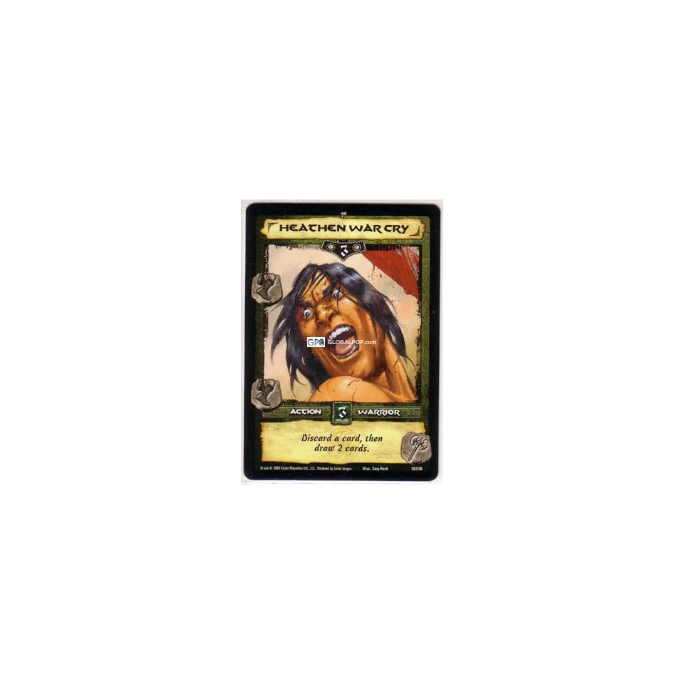 Conan CCG #036 Heathen War Cry Single Card 1C036 on PopScreen