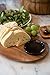 Ironwood Gourmet Bread Board with Dipping Bowl, 2 Piece Set, Acacia Wood